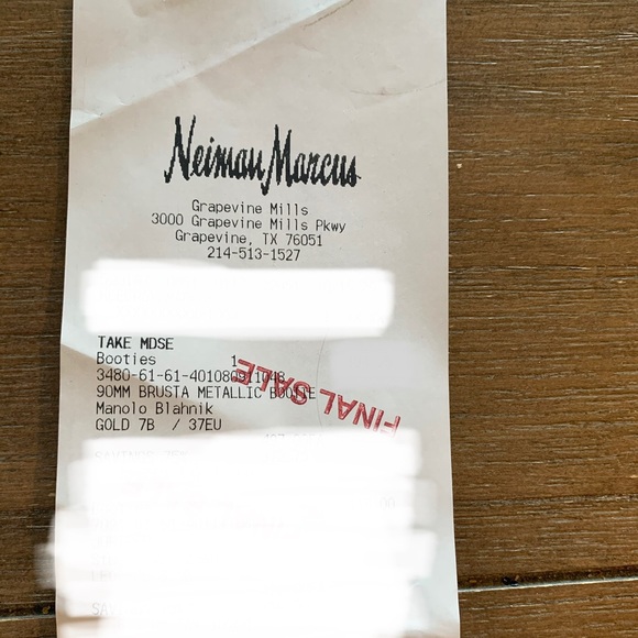 Manolo Blahnik “Brusta” metallic booties - Picture 13 of 13